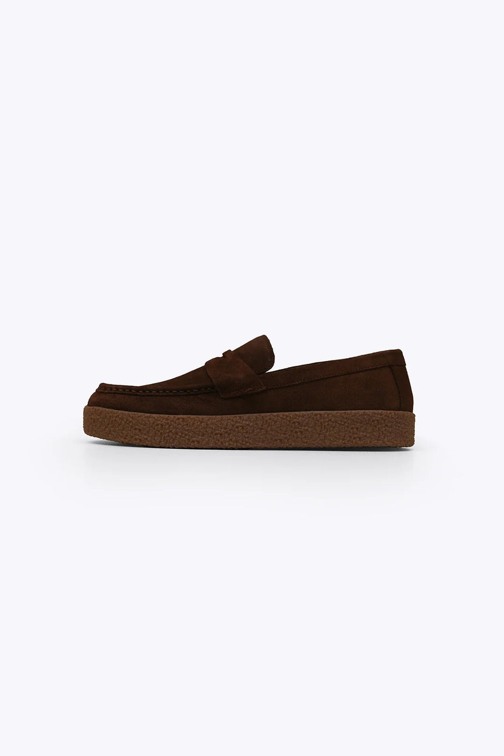 SUEDE PENNY FLATS