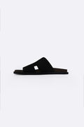 LEATHER CASUAL SLIDES