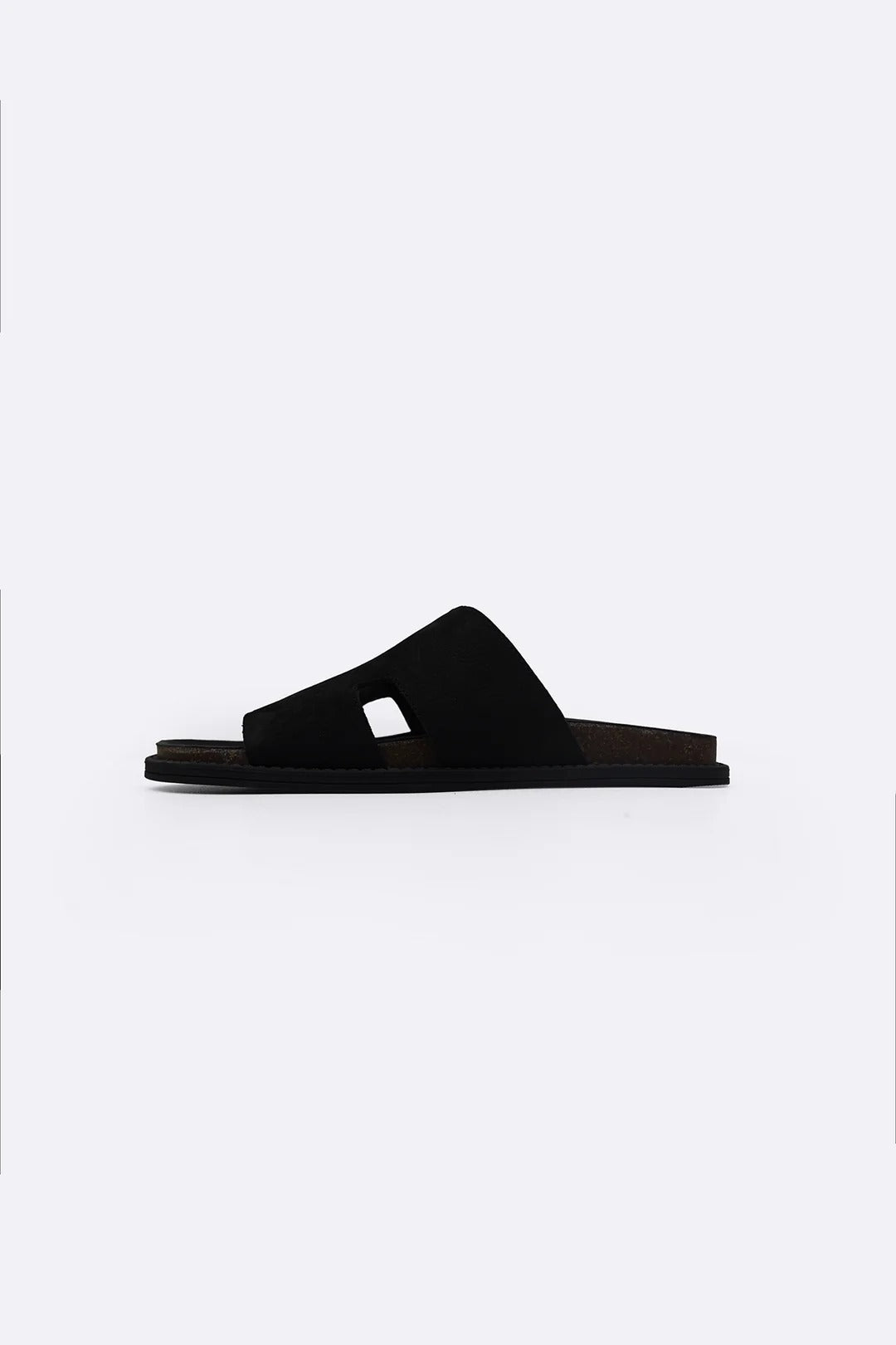 LEATHER CASUAL SLIDES