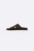 LEATHER CASUAL SLIDES
