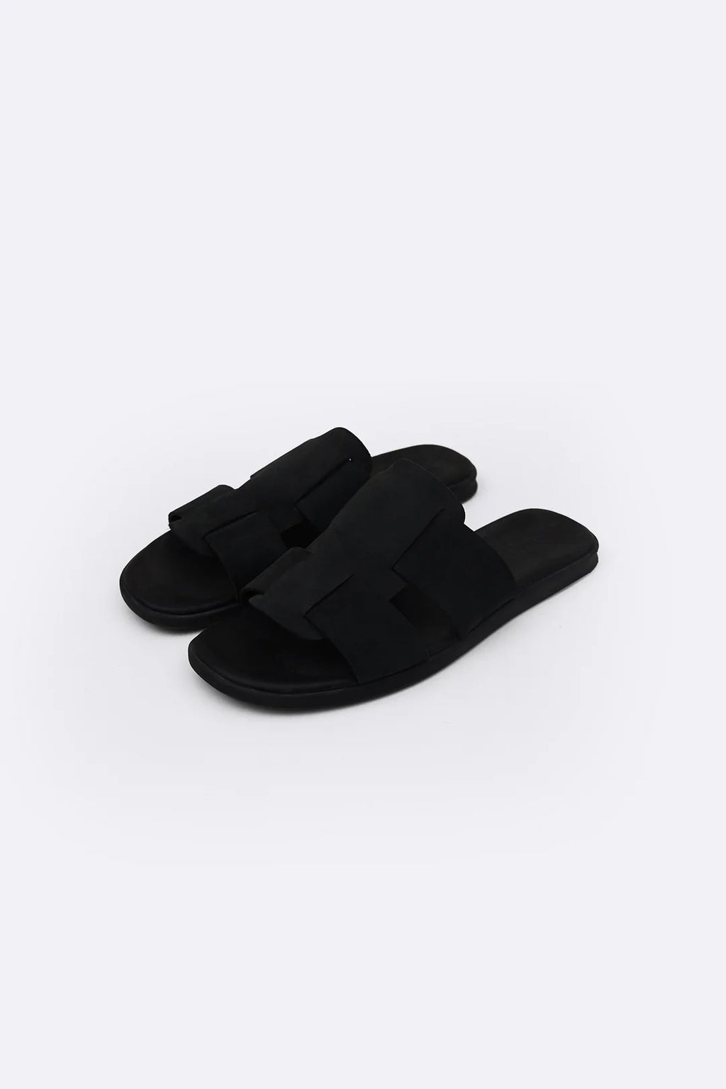 SMART LEATHER SLIDES