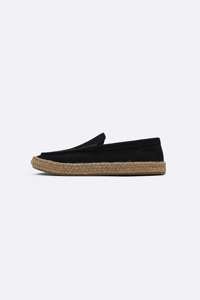 LEATHER ESPADRILLES