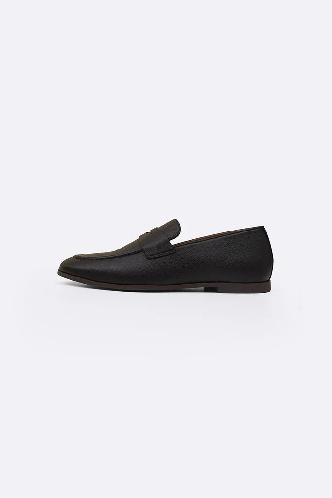 LEATHER PENNY LOAFERS