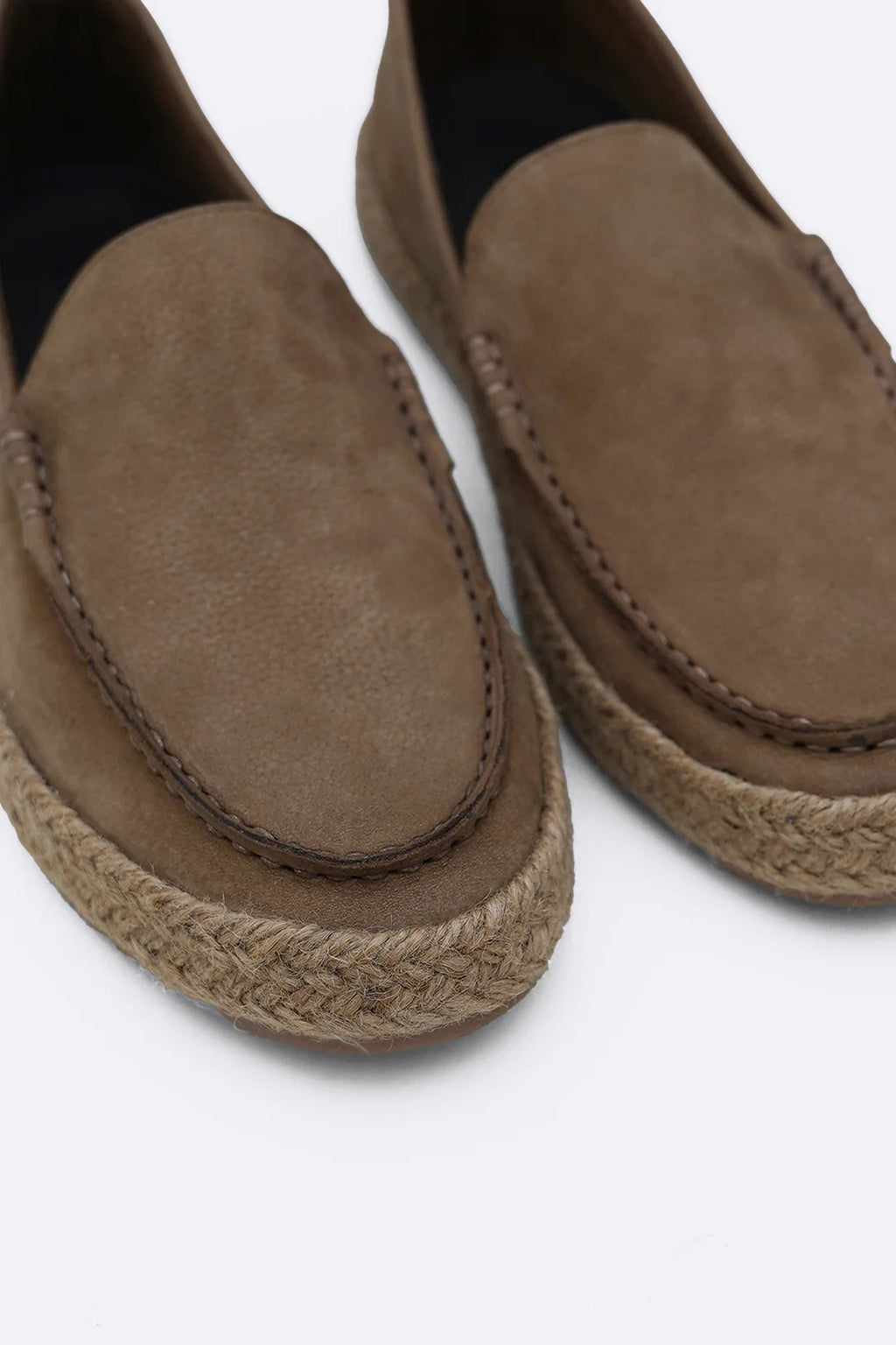 LEATHER ESPADRILLES