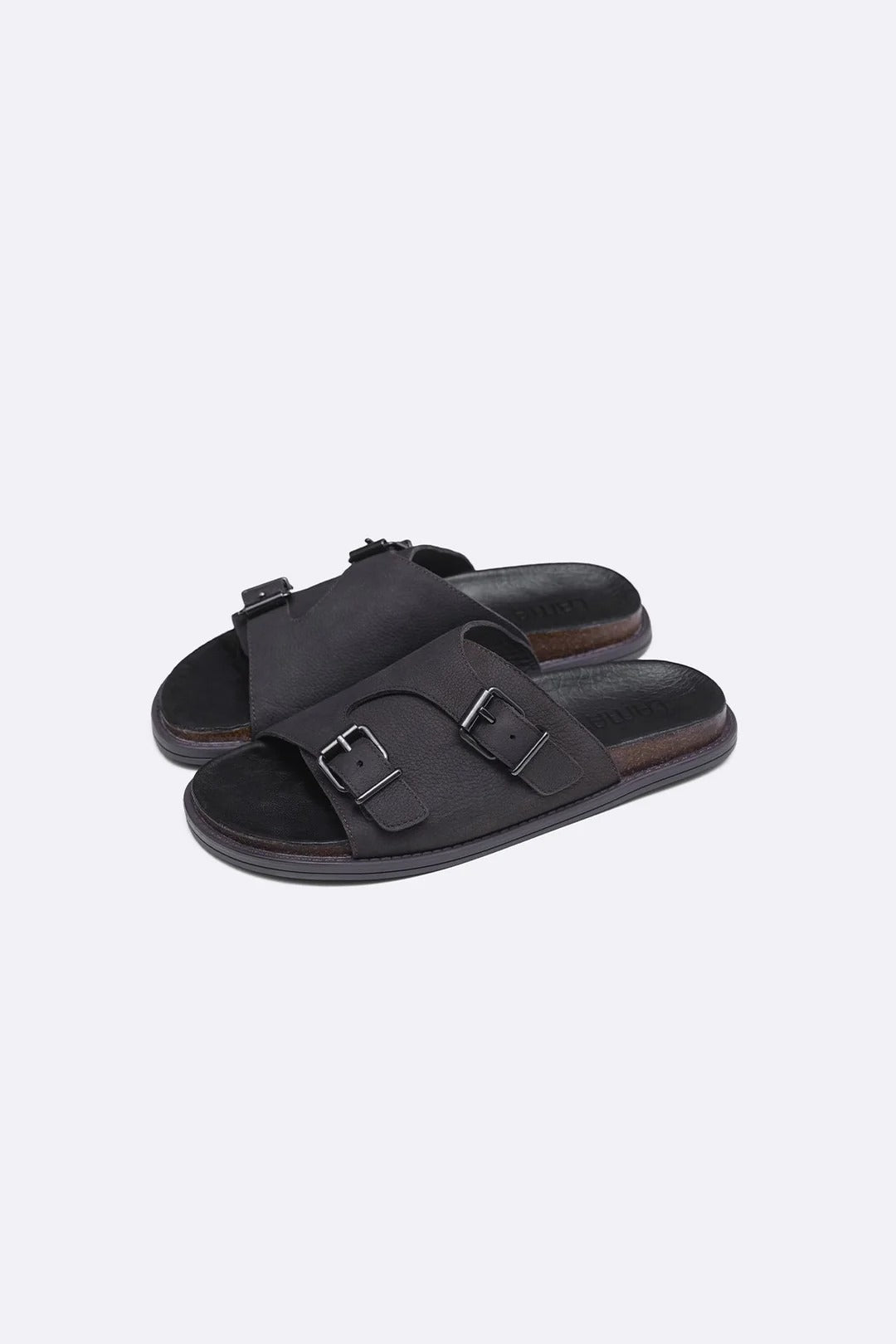 VANTA LEATHER SLIDES
