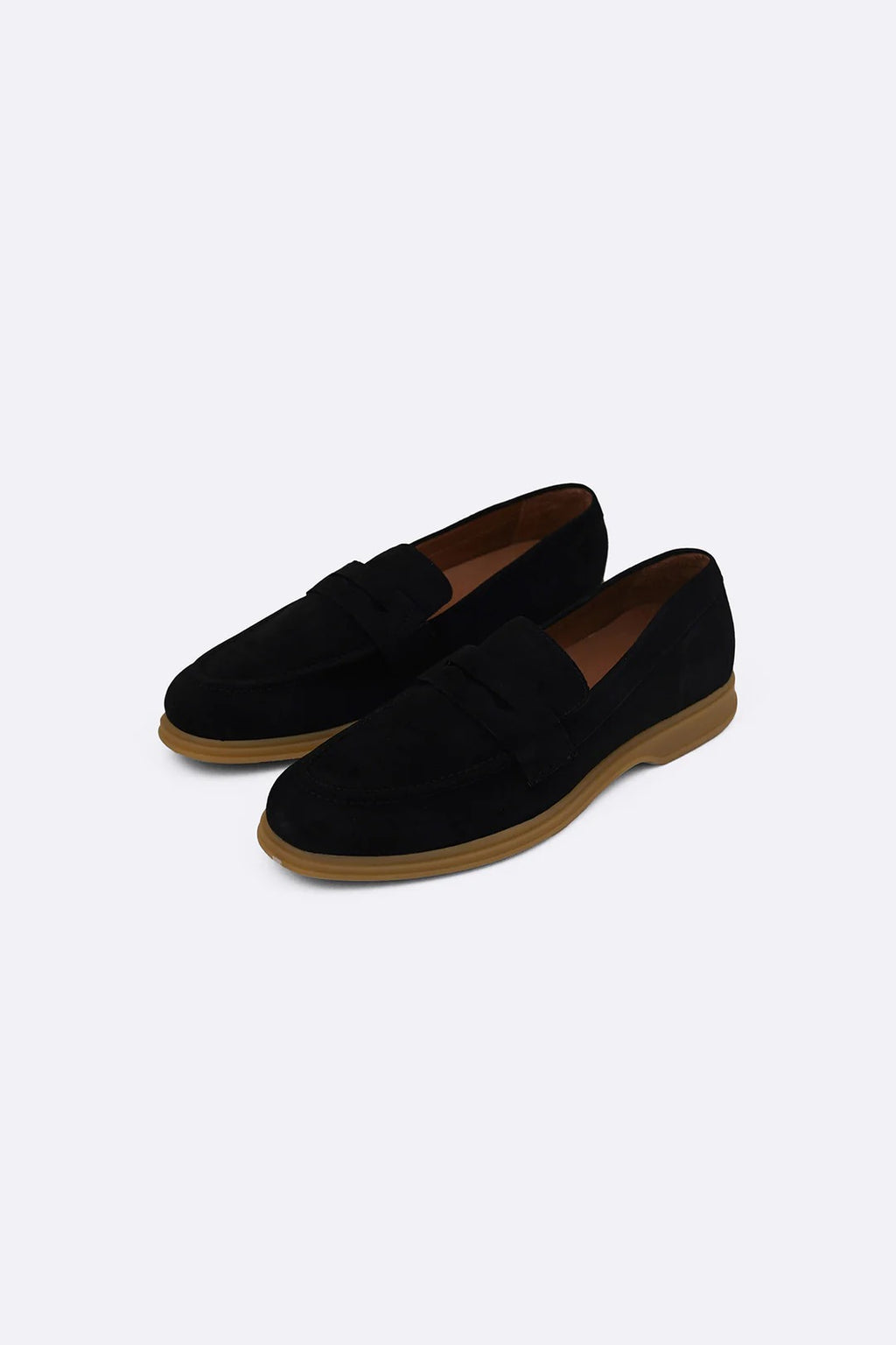 GOAT SUEDE PENNY LOAFERS