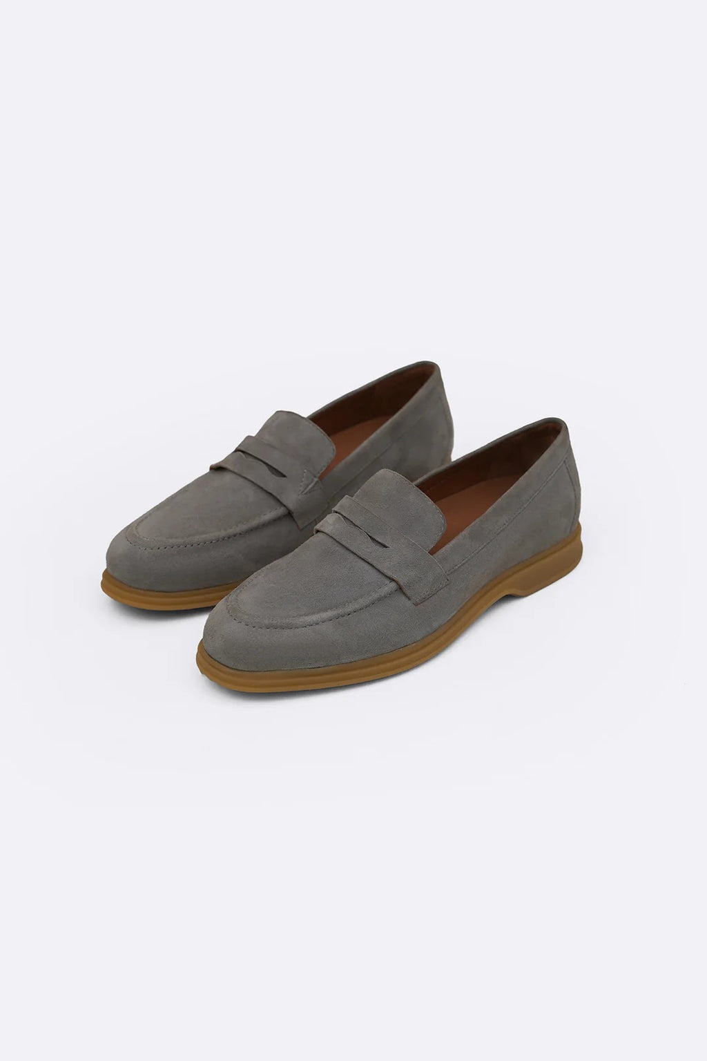 GOAT SUEDE PENNY LOAFERS