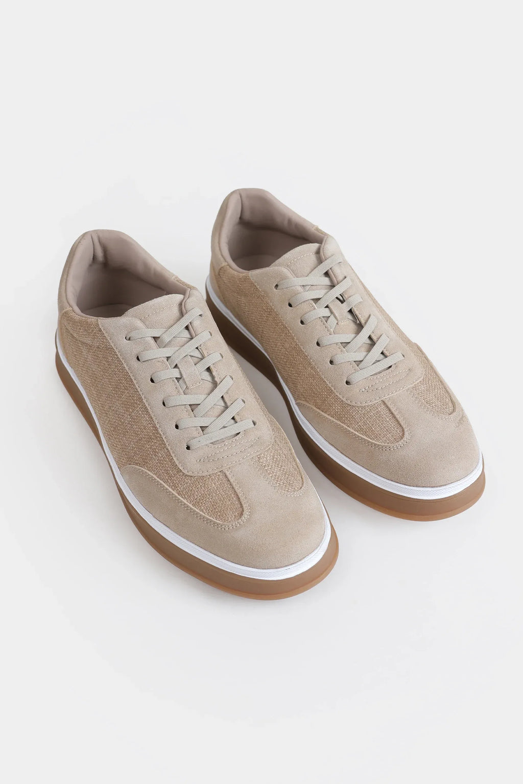 Contrast Lace Up Sneakers