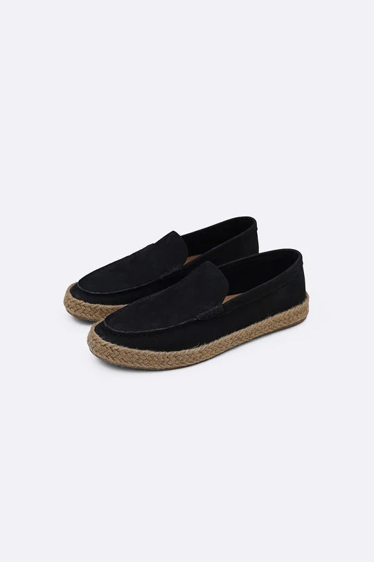 LEATHER ESPADRILLES